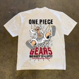 Хлопковая футболка с коротким рукавом с круглым воротником, в американском стиле, оверсайз