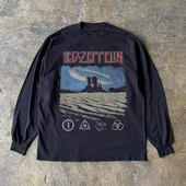 海外订单尾货 情侣上衣 T恤男女同款 撤回外贸美式 oversize字母长袖