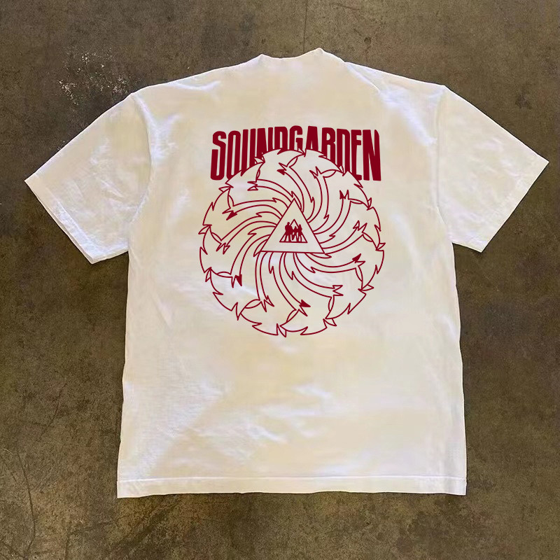 OVERSEAS ORDER TAIL GOODS CUT THE LABEL TO WITHDRAW FOREIGN TRADE AMERICAN RETRO SHORT-SLEEVED T-SHIRTS THE SAME LOOSE HALF-SLEEVED TOPS