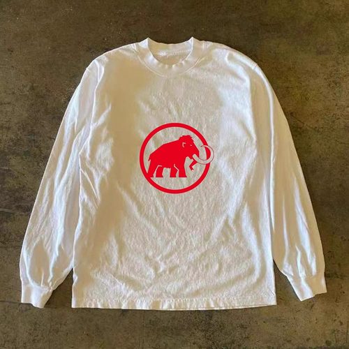 海外订单尾货~撤回外贸早秋重磅纯棉长袖T恤男女同款宽松上衣体恤