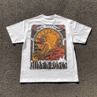 t恤男女同款 潮流青年短袖 宽松百搭上衣 撤回外贸美式 海外订单尾货