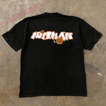 Leftover Stock from Overseas Orders ~ Cut Label, Retracted Export Lettering, Niche Trendy Brand Short-Sleeve T-Shirt, Unisex Couple's Versatile Top