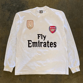 T恤男女同款 街头oversize纯棉长袖 上衣 撤回外贸美式 海外订单尾货