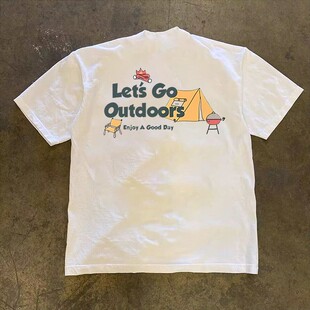 t恤男女休闲百搭ins上衣 高街纯棉短袖 海外订单尾货 撤回外贸美式