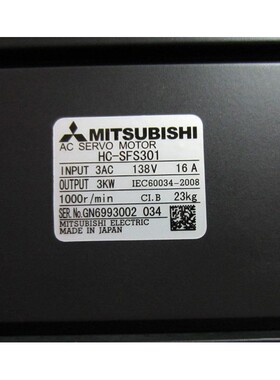 原装三菱伺服电机HC-SFS301