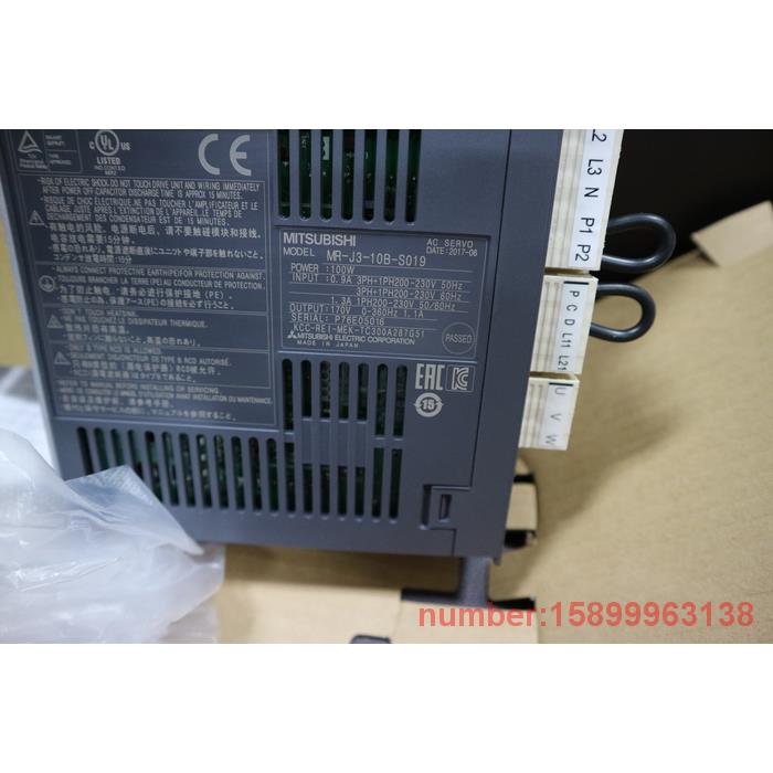 MR-J3-10B-S019原装全新三菱驱动器·质保一年·购前询价