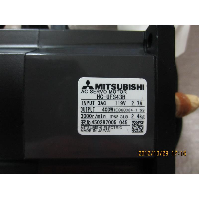 三菱伺服电机HC-UFS43/UFS43B/13/23 议价
