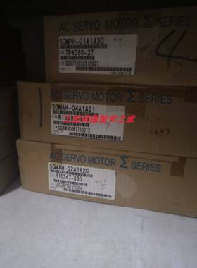 安川全新SGMAH-02A1A2C/SGMAH-02A2A21/04A1A21电机实物拍摄