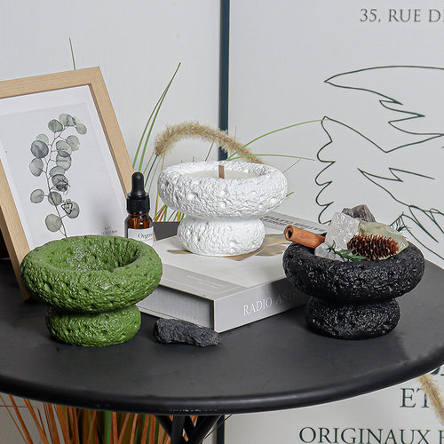 网红扩香石容器香氛新新品ins风孔月球纹水迷你自制扩香石diy容器