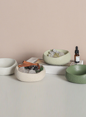 品牌同款扩香石晶石无火香薰家用室内装饰烛台冰岛拂晓lva苔原