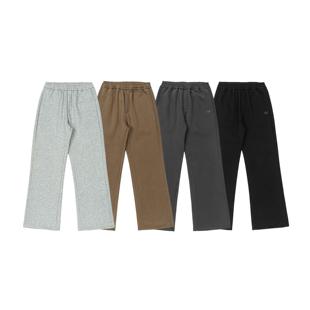 RESPONDENCE 加绒卫裤直筒裤通勤休闲运动健身长裤男款裤子