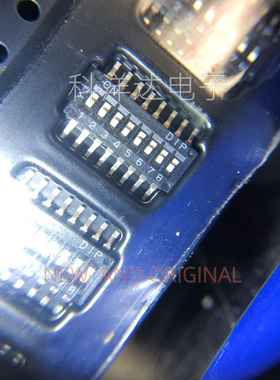 DHNF-08F-T-V-T/R SMD16 拨码开关8位 贴片1.27mm 8P琴键式编码