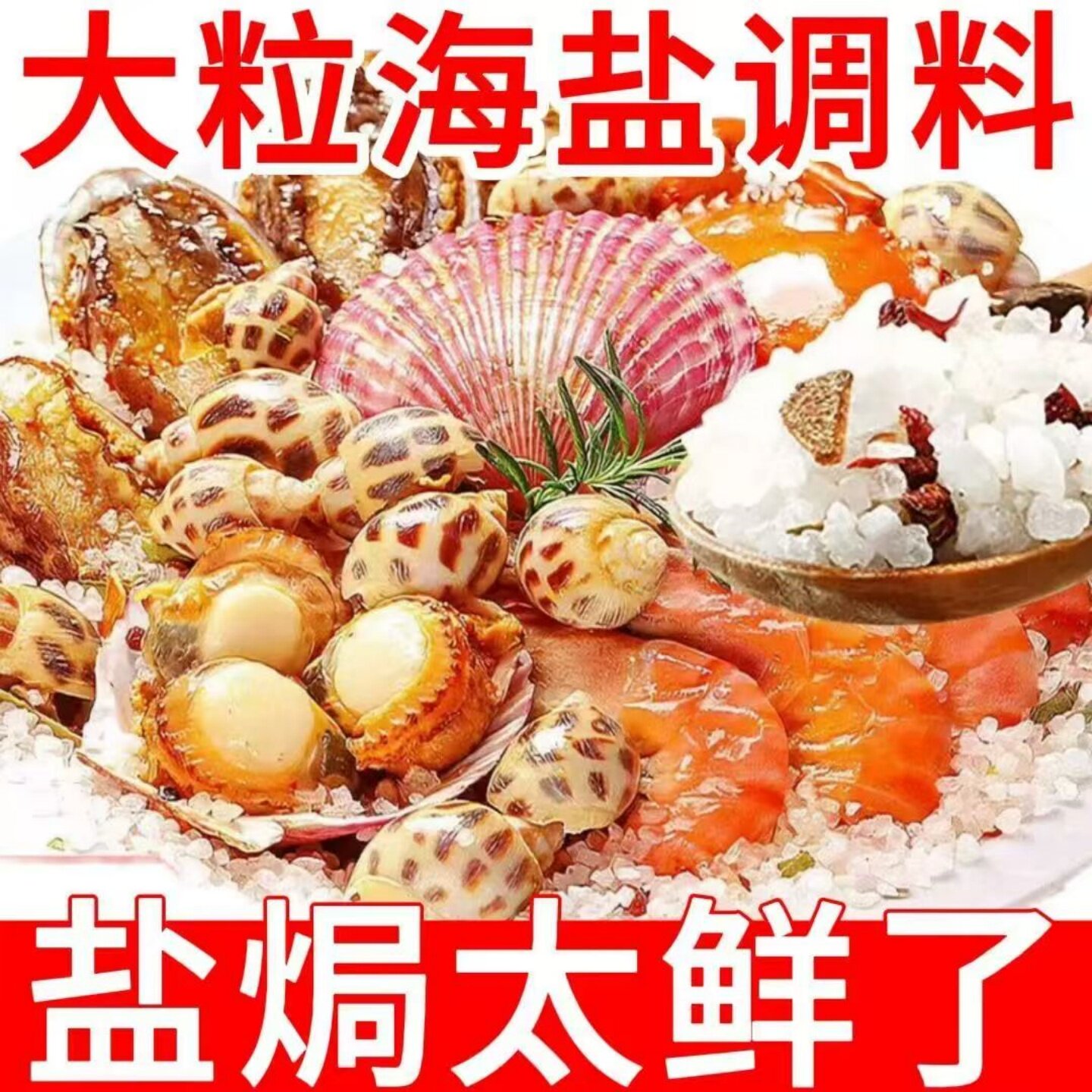 咸香大粒海盐盐焗调味料袋装盐焗海鲜盐焗鸡盐焗猪肝海盐调味料