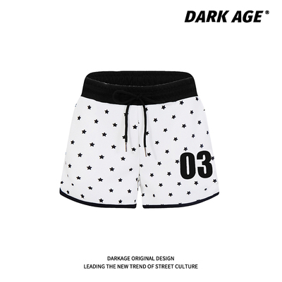 DARKAGE原创星星满印辣妹短裤