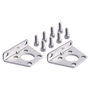 ACQ气缸LB支架F-ACQ12LB/16LB/20LB/25LB/32LB/40LB/50LB亚德客型