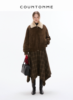 COUNTONME 复古摩登/三星可溯源90白鹅绒麂皮可拆卸保暖鹅绒服