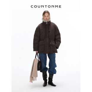 COUNTONME 秋冬巨献三星90白鹅绒可拆卸毛领泡芙羽绒服 芬兰漫雪