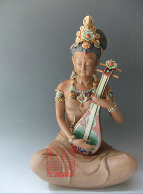 陶瓷石湾公仔系列美女工艺品