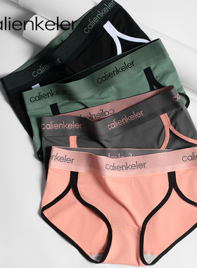 CalienKeler2025新款女士内裤纯棉运动秋冬抗菌100%全棉女生三角