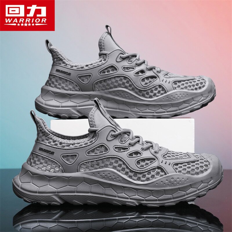 回力男鞋夏季防臭网鞋镂空网面运动跑步休闲防滑透气大网眼溯溪鞋