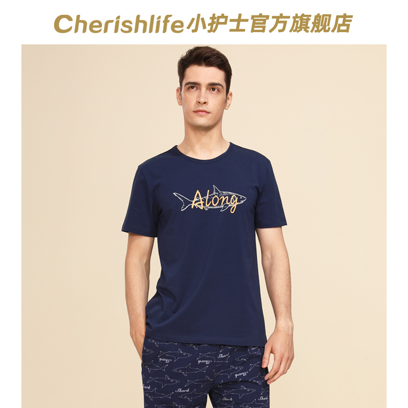 小护士纯棉短袖家居服套装夏季