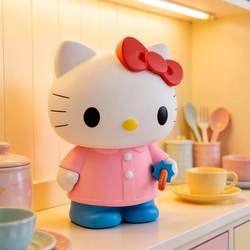 HelloKitty大号发光存钱罐手办