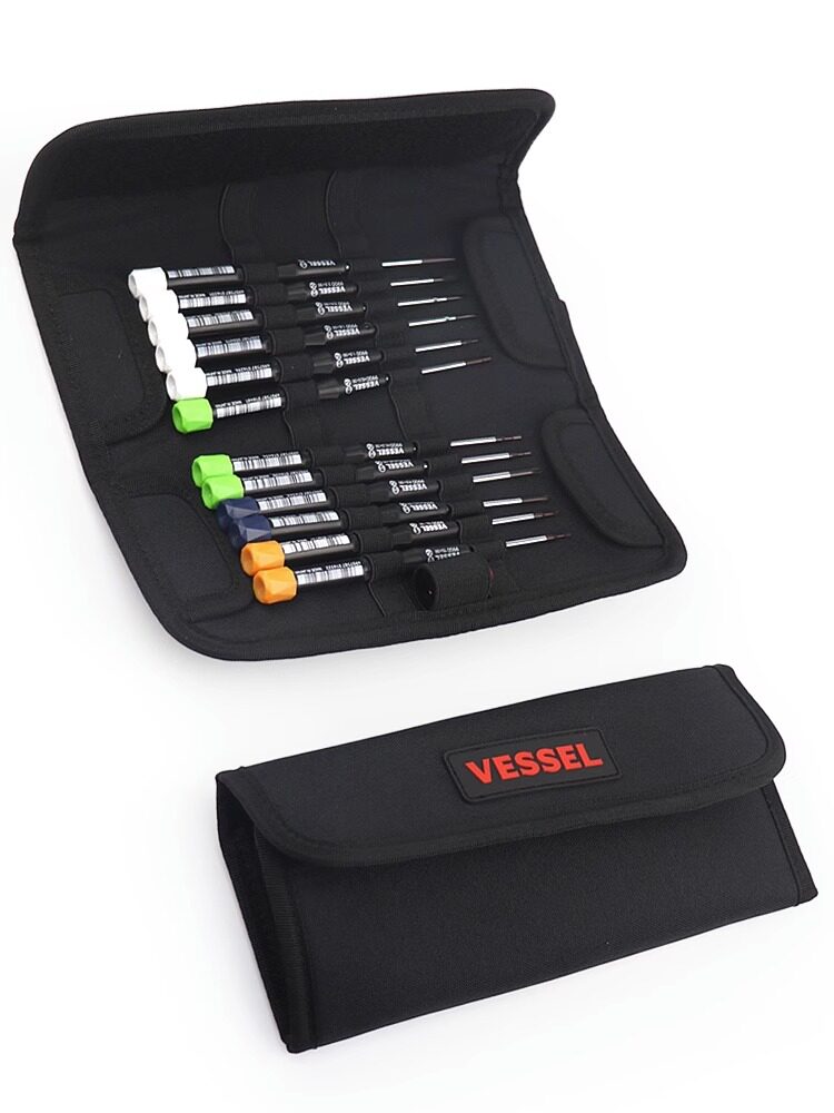 일본 VESSEL 9900 정밀 드라이버 세트 도구 키트 12개 세트 + 자석