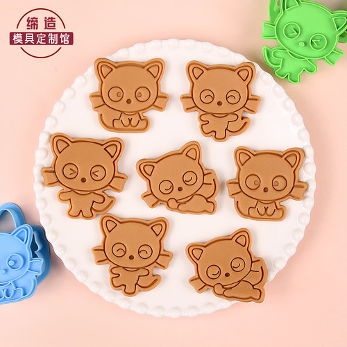 chococat可爱巧克猫卡通饼干模具
