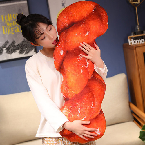 仿真麻花抱枕油条玩偶毛绒玩具
