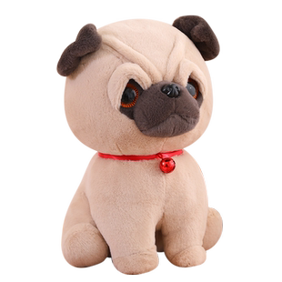 仿真巴哥犬公仔斗牛犬玩偶八哥犬毛绒玩具沙皮狗布娃娃儿童节礼物