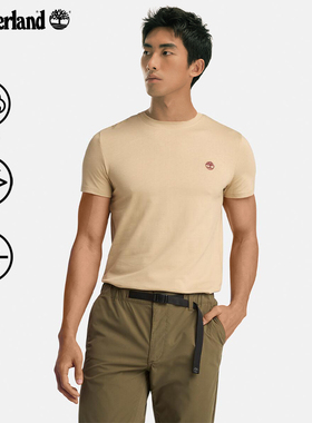 Timberland添柏岚官方男装短袖T恤夏季户外休闲透气修身舒适A2EKJ