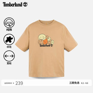 户外宽松 A6A23 新款 T恤夏季 设计师款 Timberland添柏岚男短袖