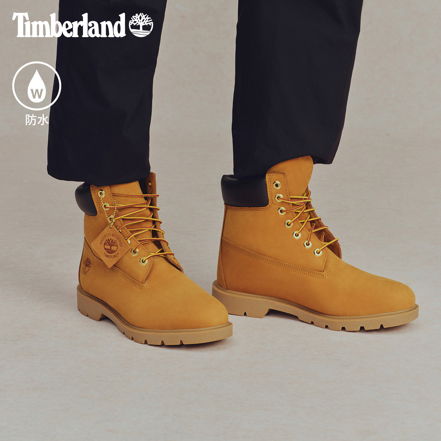 Timberland添柏岚官方踢不烂男鞋大黄靴马丁靴户外防水偏大|18094