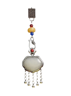 凤仪（饰品）压襟流苏镀银挂件女