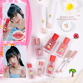 7月新▼bbia三丽鸥联名 度假风晒黑帕恰狗套盒 镜面丝绒唇釉卧蚕