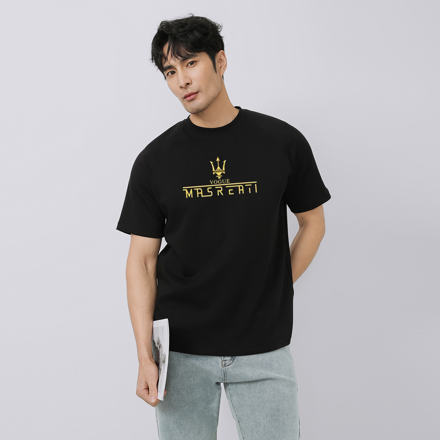 夏季潮牌字母印花t恤短袖