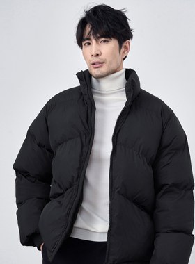 MXKM冬季2025立领男士户外时尚休闲棉服短款加厚保暖面包服男外套