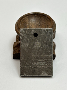 x瑞典曼德拉铁陨石m铁陨石方牌陨石吊坠项链简单大气2乘3规格卡4