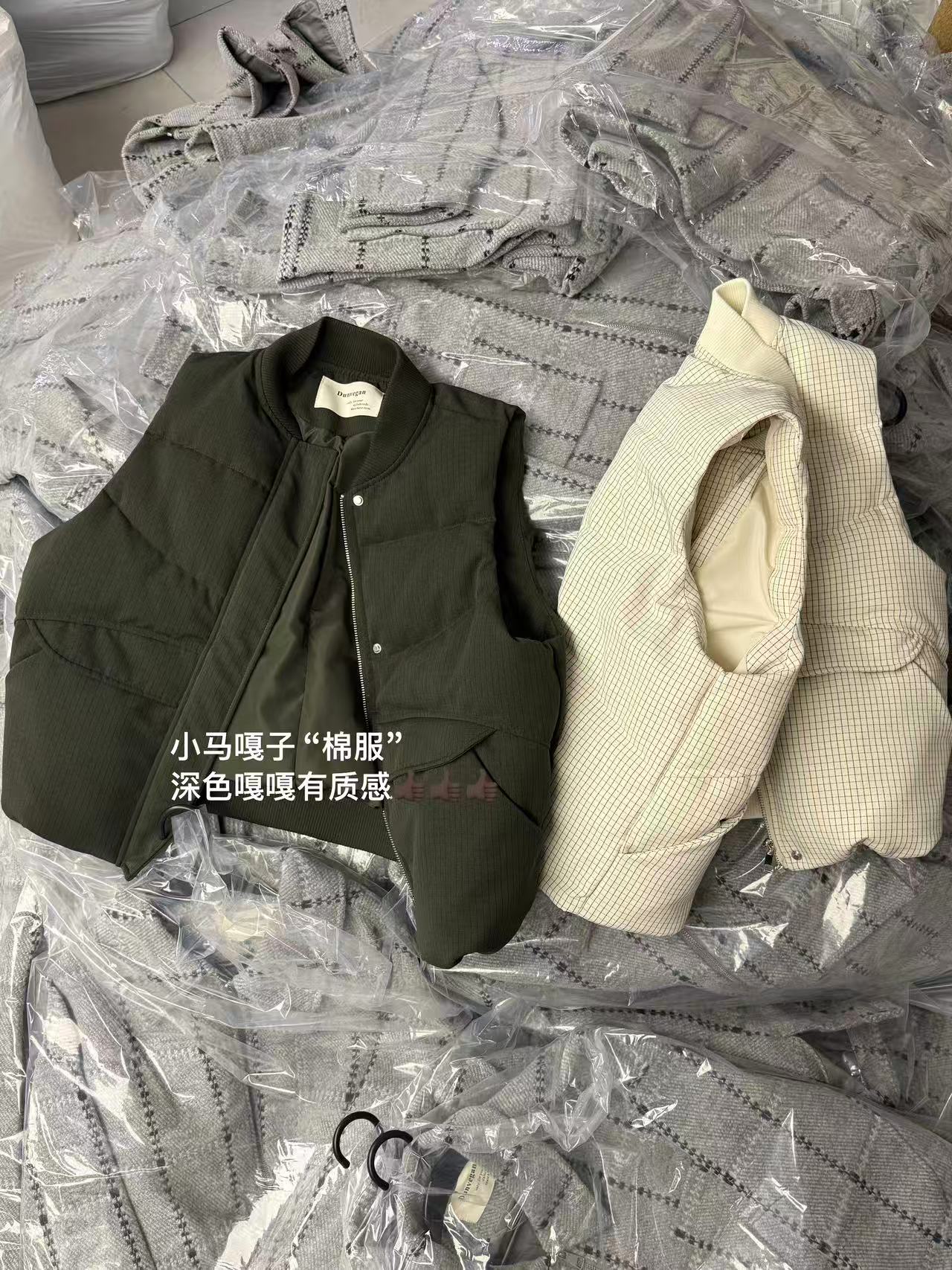 韩国Dunvegan2025秋冬新款立领棉服马甲女宽松显瘦百搭无袖外套