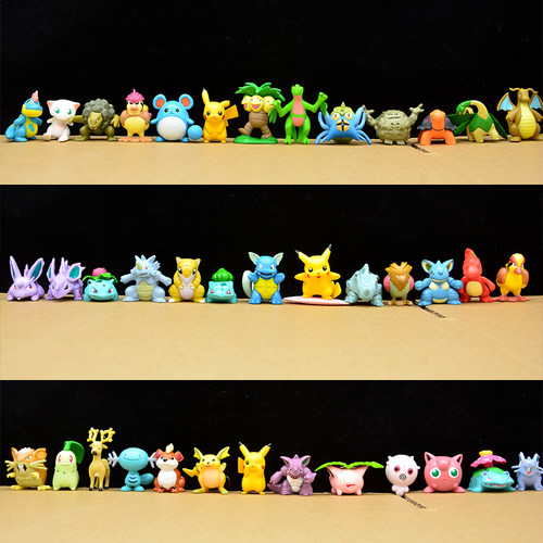 口袋妖怪摆件蛋糕装饰宠物小精灵