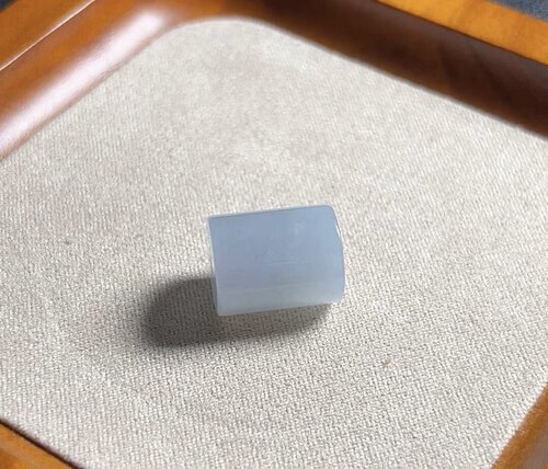 f156翡翠桶珠14-11mm默认瑕疵无鉴赏