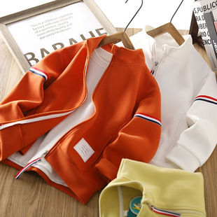 童装春秋款长袖外套中大童男童上衣儿童洋气夹克2026春装运动服潮