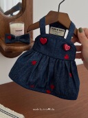 猫咪狗狗南瓜裙春夏款 吊带连衣裙比熊泰迪衣服