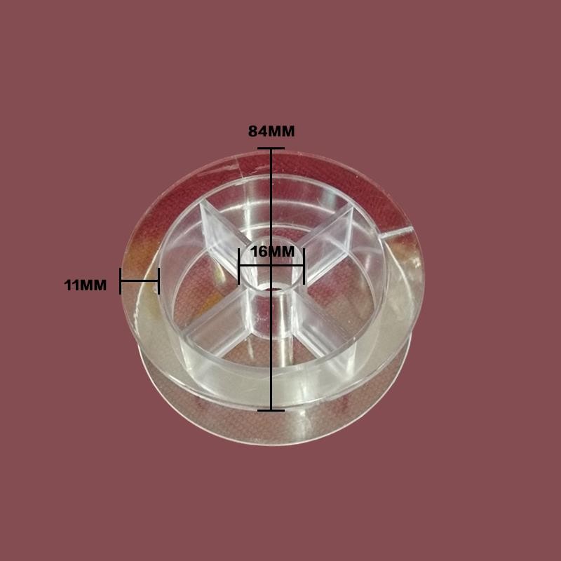 亚克力透明鱼线盘弹力绳线轴高档珠宝首饰线轴进口亚力克满68包邮