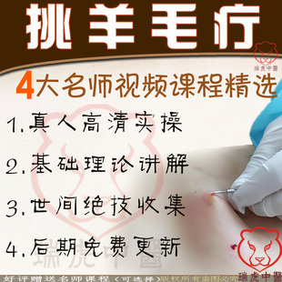 挑羊毛疔名师课程合集挑针挑刺挑治疗法截根疗法刺血中医视频教程