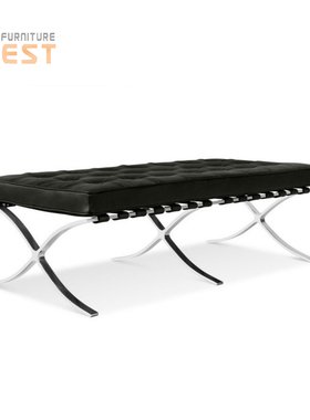 Barcelona Ottoman巴塞罗那皮艺凳沙发凳休闲椅会客椅换鞋凳