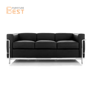 LC2 Le Corbusier sofa北欧设计师单人位三人位皮艺沙发客厅家具