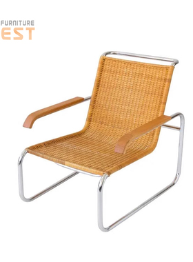 Thonet Marcel Breuer 北欧休闲椅编藤椅设计师躺椅阳台午休椅