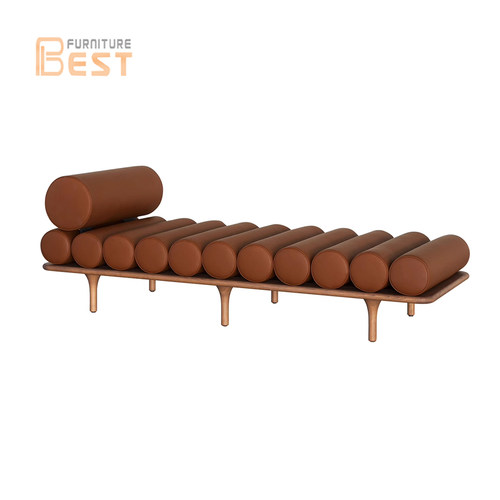 Modern Leather Daybed Seven To Nine包豪斯皮艺长凳换鞋凳