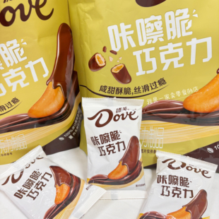 麦德龙零食德芙咔嚓脆米果巧克力1小包尝鲜分装代购